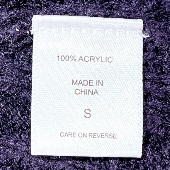 Women's New York & Company Sweater | Purple | 3/4 Sleeve | Round Neck | Small - Picture 12 of 13